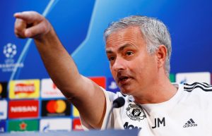 Jose Mourinho during the press conference.
