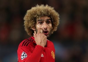 Manchester United's Marouane Fellaini.