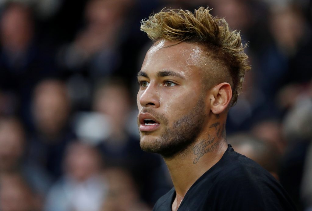 PSG's Neymar during the match.