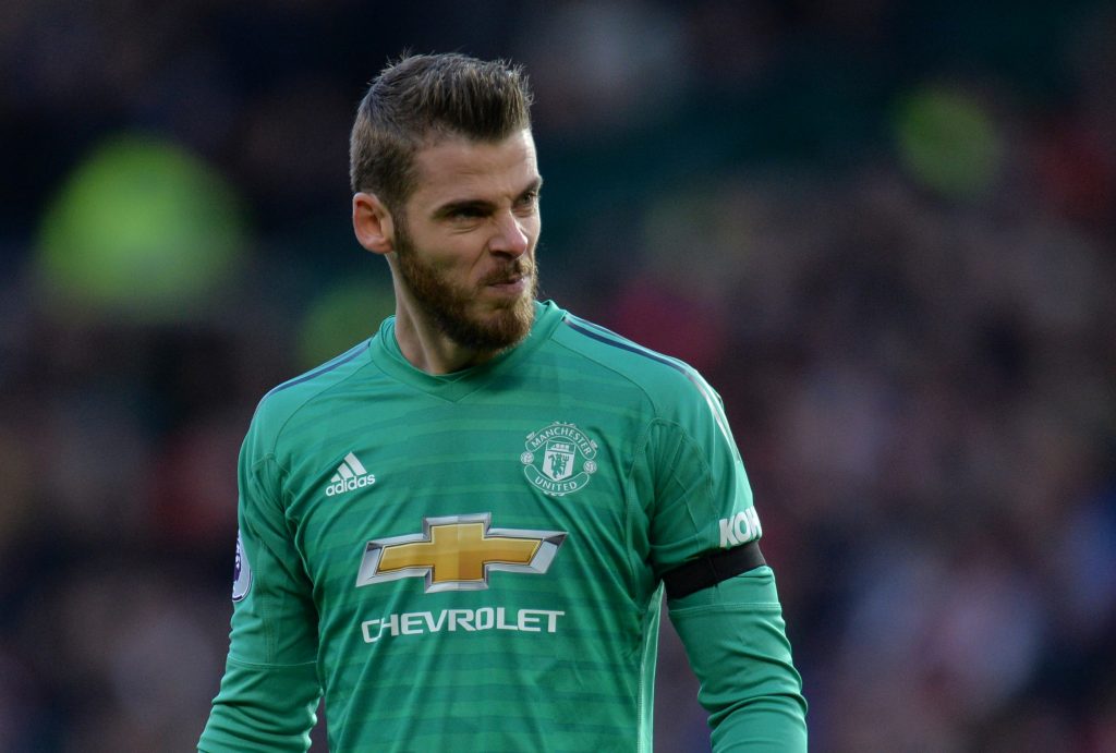 Manchester United's David de Gea.