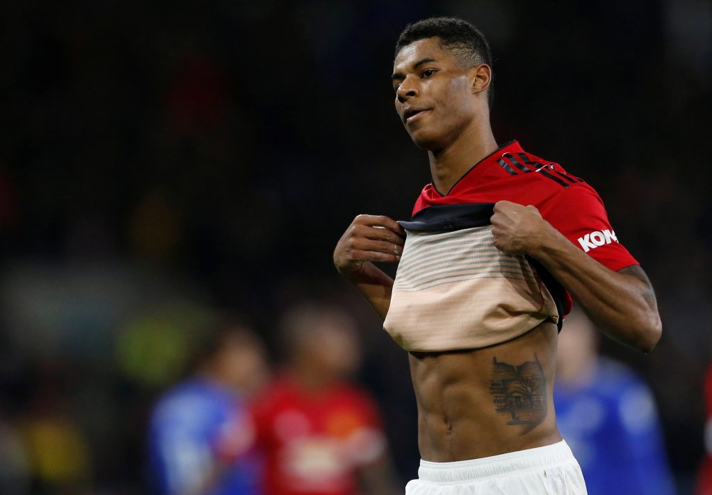 Manchester United's Marcus Rashford.