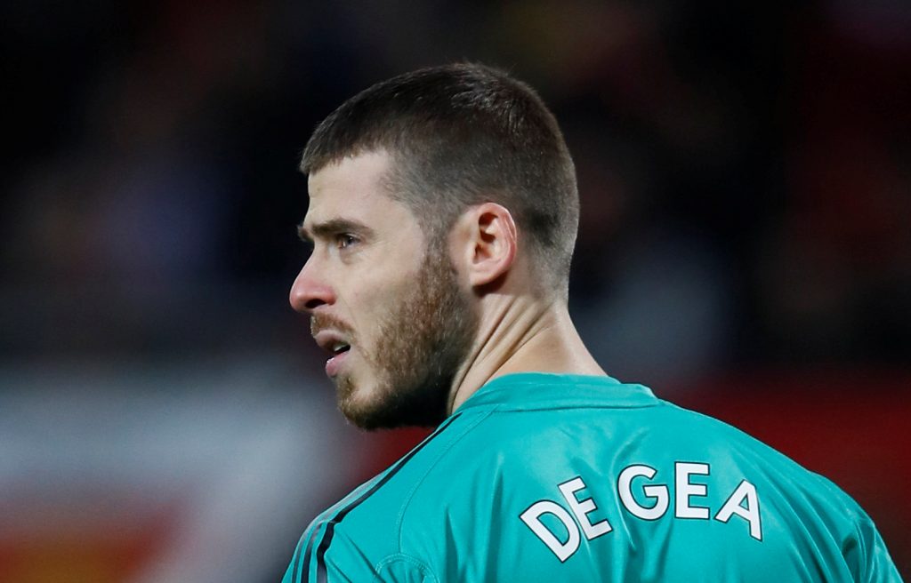 Manchester United's David de Gea.
