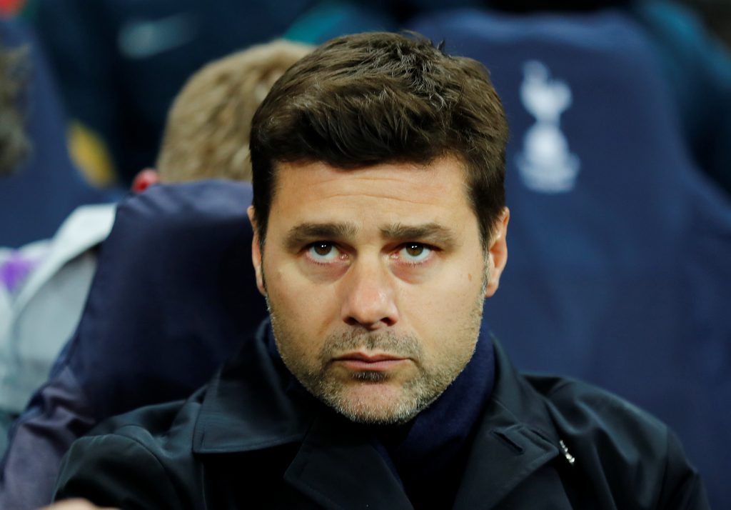 Tottenham manager Mauricio Pochettino before the match.