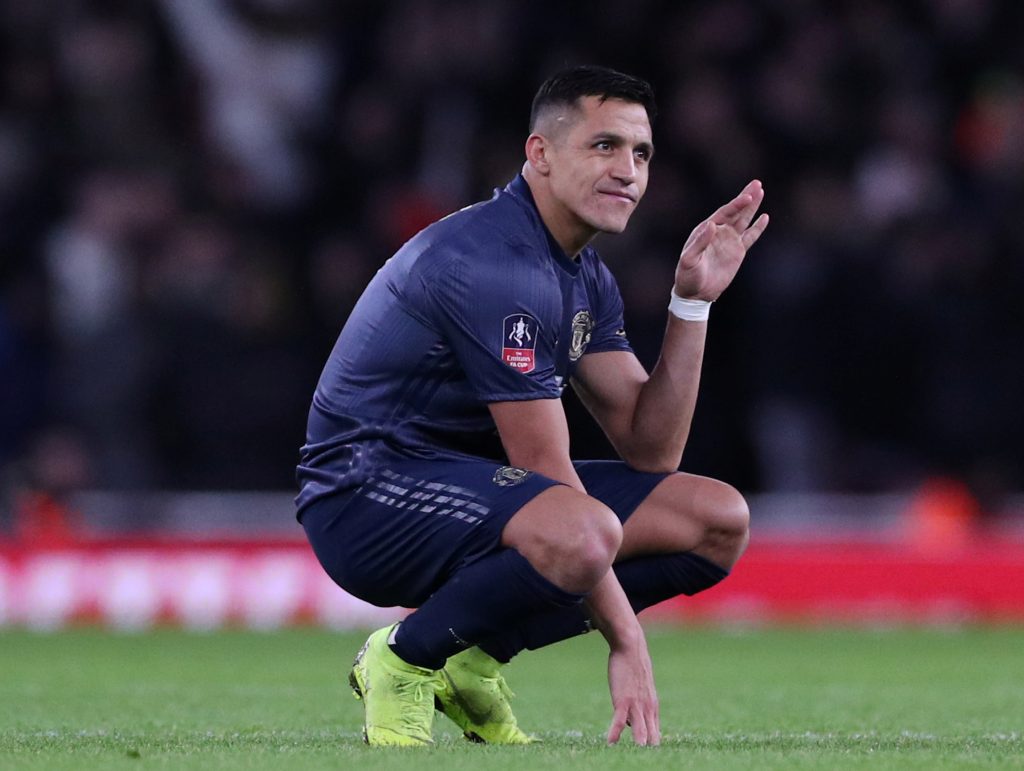 Manchester United's Alexis Sanchez.