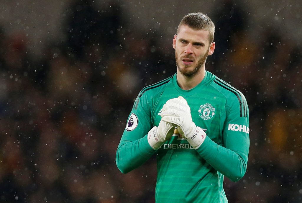 Manchester United's David de Gea.