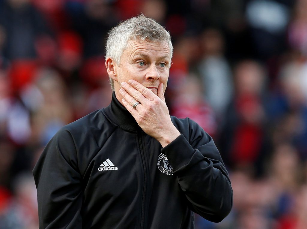 Manchester United's Ole Gunnar Solskjaer.
