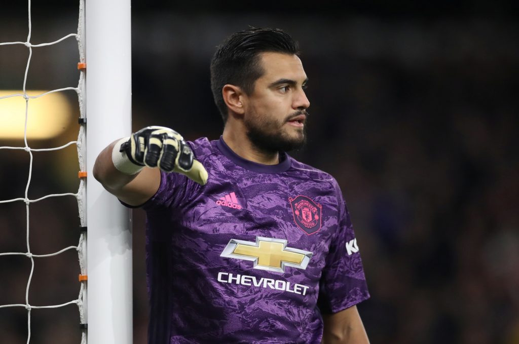 Manchester United's Sergio Romero.