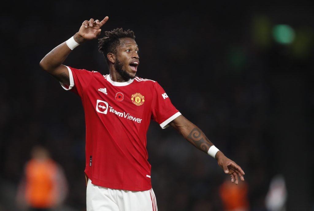 Manchester United's Fred in the Premier League.