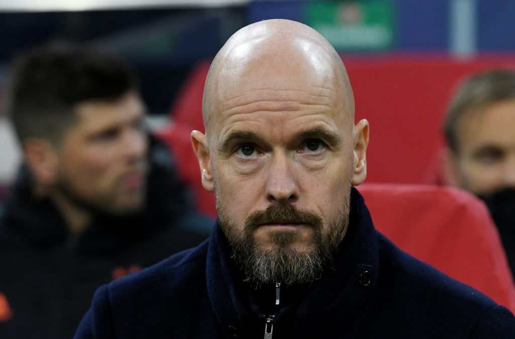 Ajax Amsterdam coach Erik ten Hag.