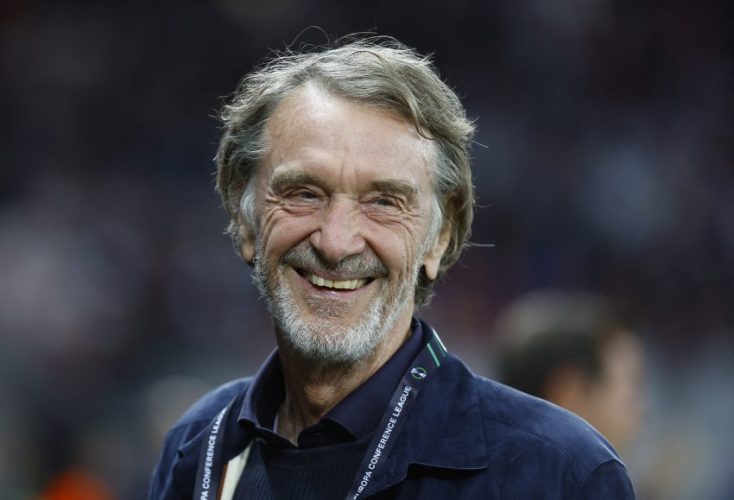 New Manchester United co-owner Sir Jim Ratcliffe