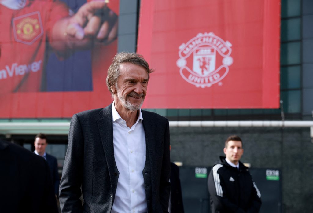 Sir Jim Ratcliffe is now in charge of footballing decisions at Manchester United